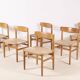 6x Børge Mogensen Øresund Dining Chairs in Oak