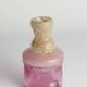 Unique Bubblegum Pink and Yellow Art Glass Vase by Milan Vobruba, Sweden 1980s