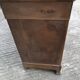 Antique low sideboard in solid cherry wood with 2 doors and 3 drawers