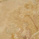 Louis xv style fireplace screen fire screen in gilded wood 19th century tapestry
