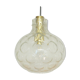 Vintage thick glass suspension by Glashette Limburg 1960s