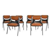 Suite de 6 chaises modèle "Dorsal" d'Emilio Ambasz et Giancarlo Piretti