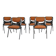 Set of 6 chairs model "Dorsal" by Emilio Ambasz and Giancarlo Piretti.
