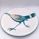 Large ceramic dish signed Roger Picault