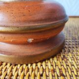 Paire de lampes vintage bois tourné