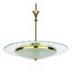 Vintage chandelier attributed to Pietro Chiesa for Fontana Arte, Italy, 1940s.