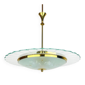 Lustre attribué à Pietro Chiesa pour Fontana Arte, Italie, années 1940
