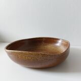 Square plate in vintage sandstone