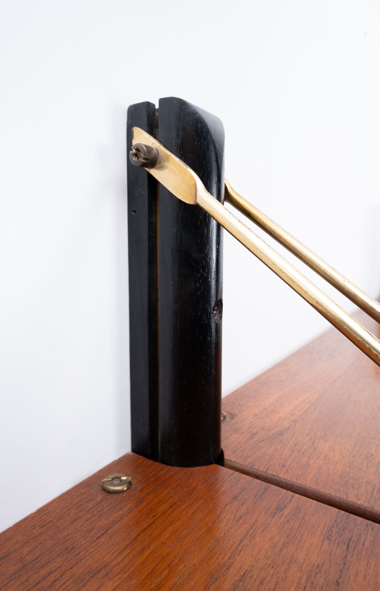 Louis Van Teeffelen Teak Wall Unit for Wébé, 1960s