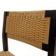 Vintage dining room chairs with papercord seat / 1970 design