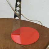 Pair of orange lamps