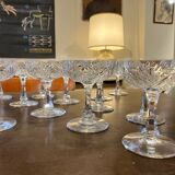 Beautiful lot of crystal glasses from Saint Louis