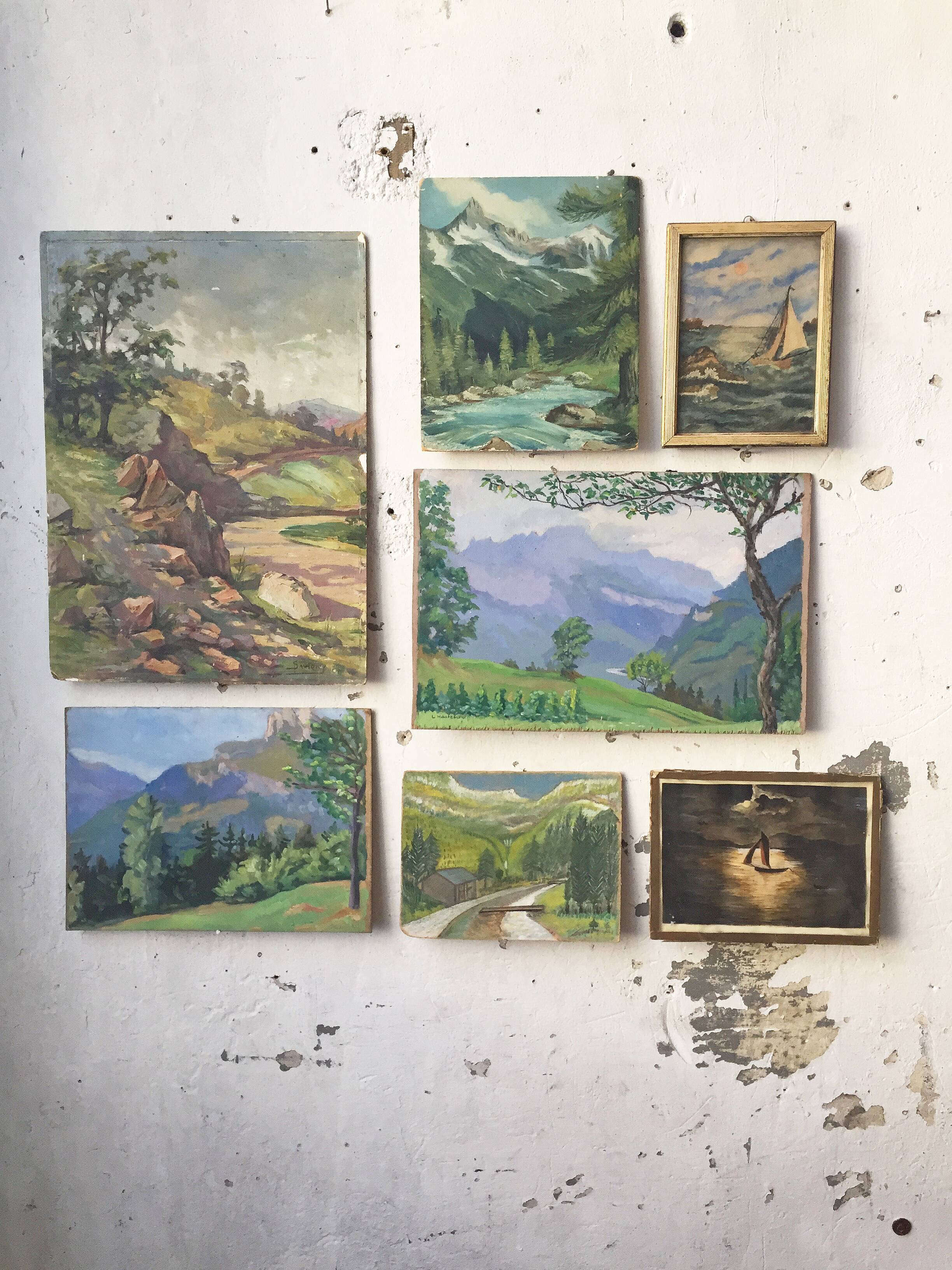 Ancient mountain canvas