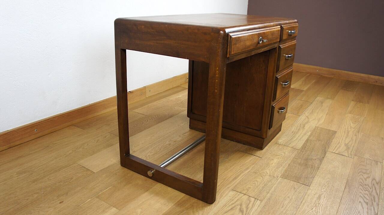 Art Deco period oak desk 1930/1940