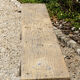 Wooden farm bench
