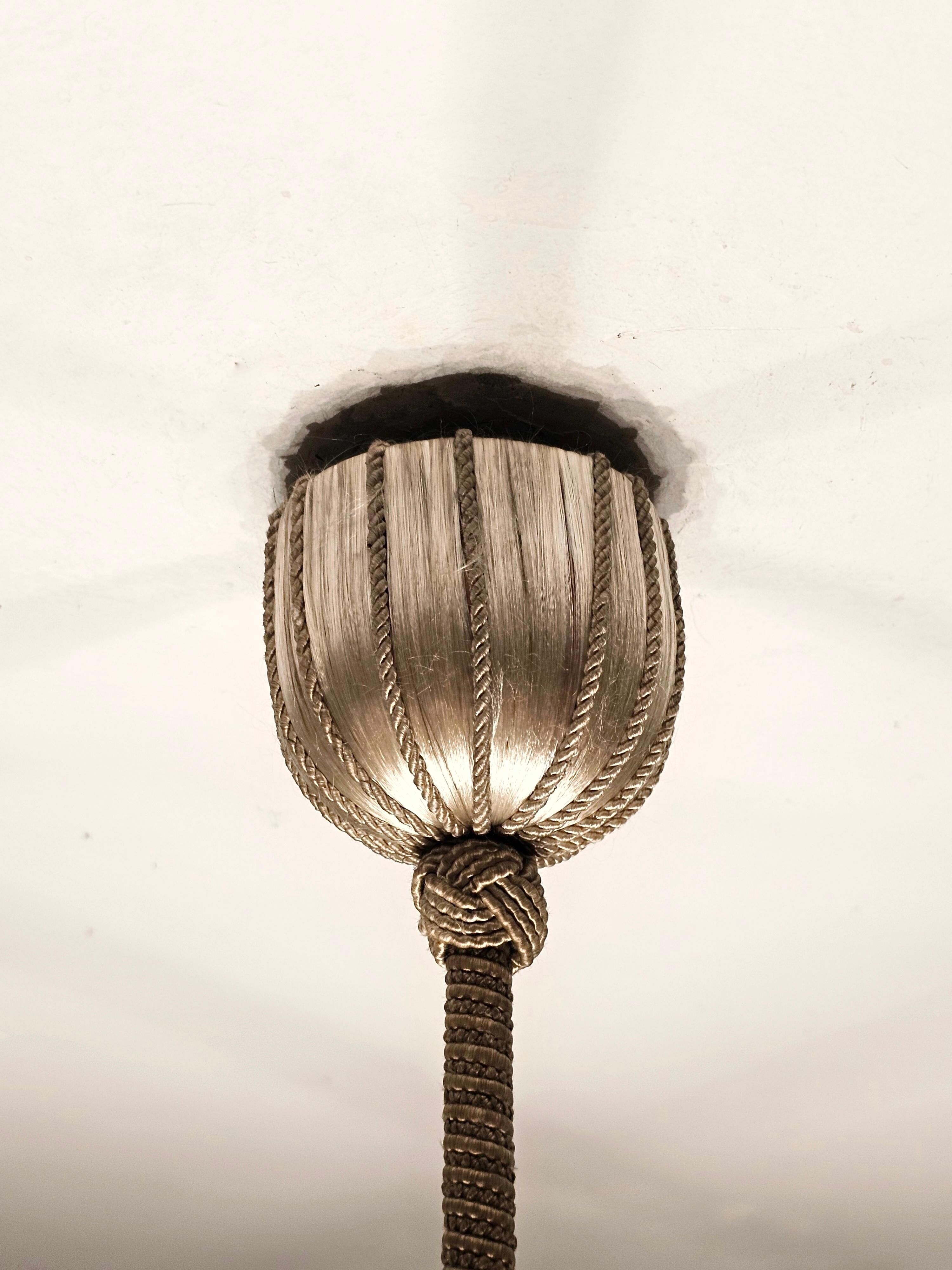 Mid-Century Modern crystal chandelier attributed to Bakalowits.
