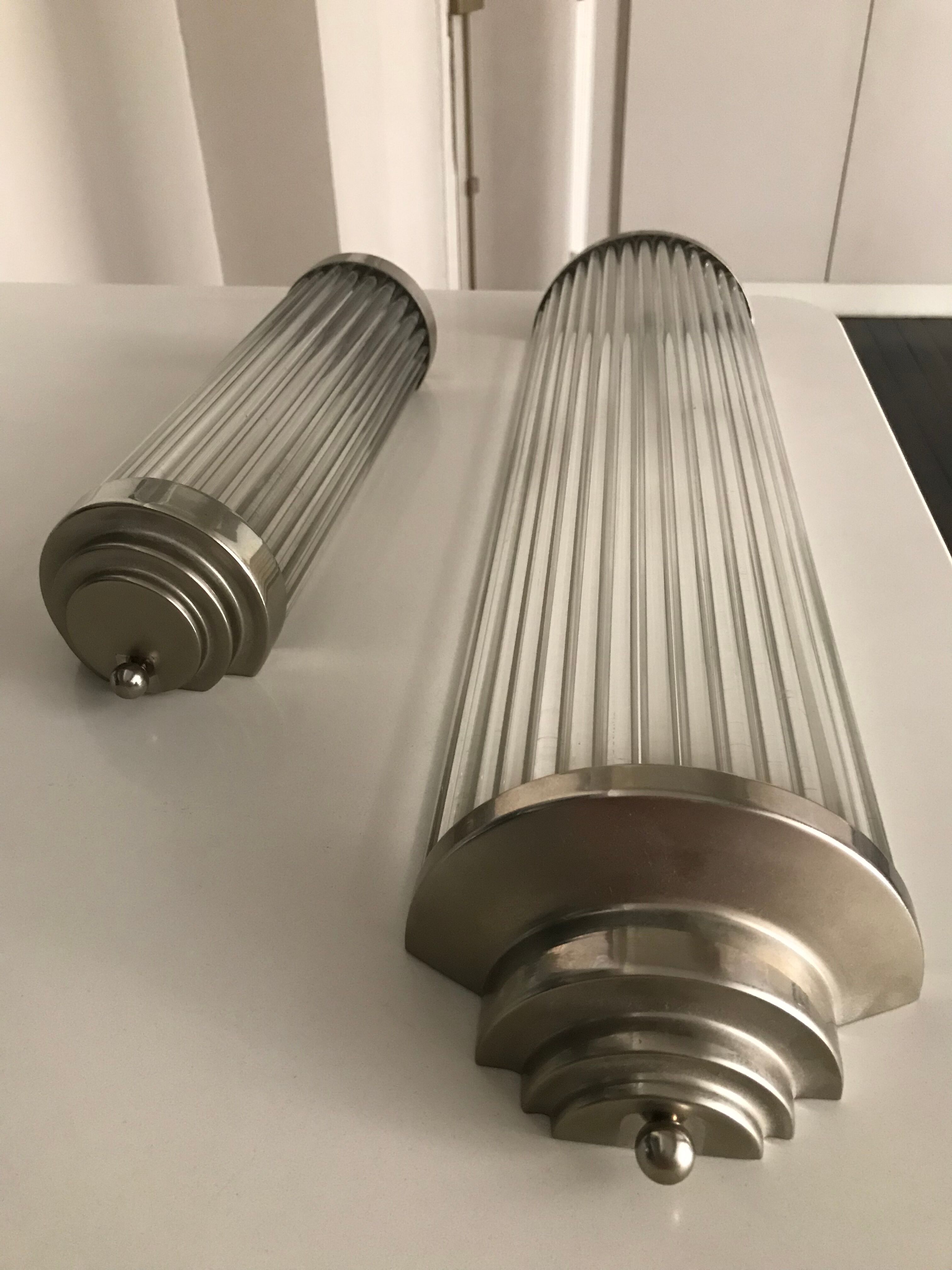 Art deco wall lights