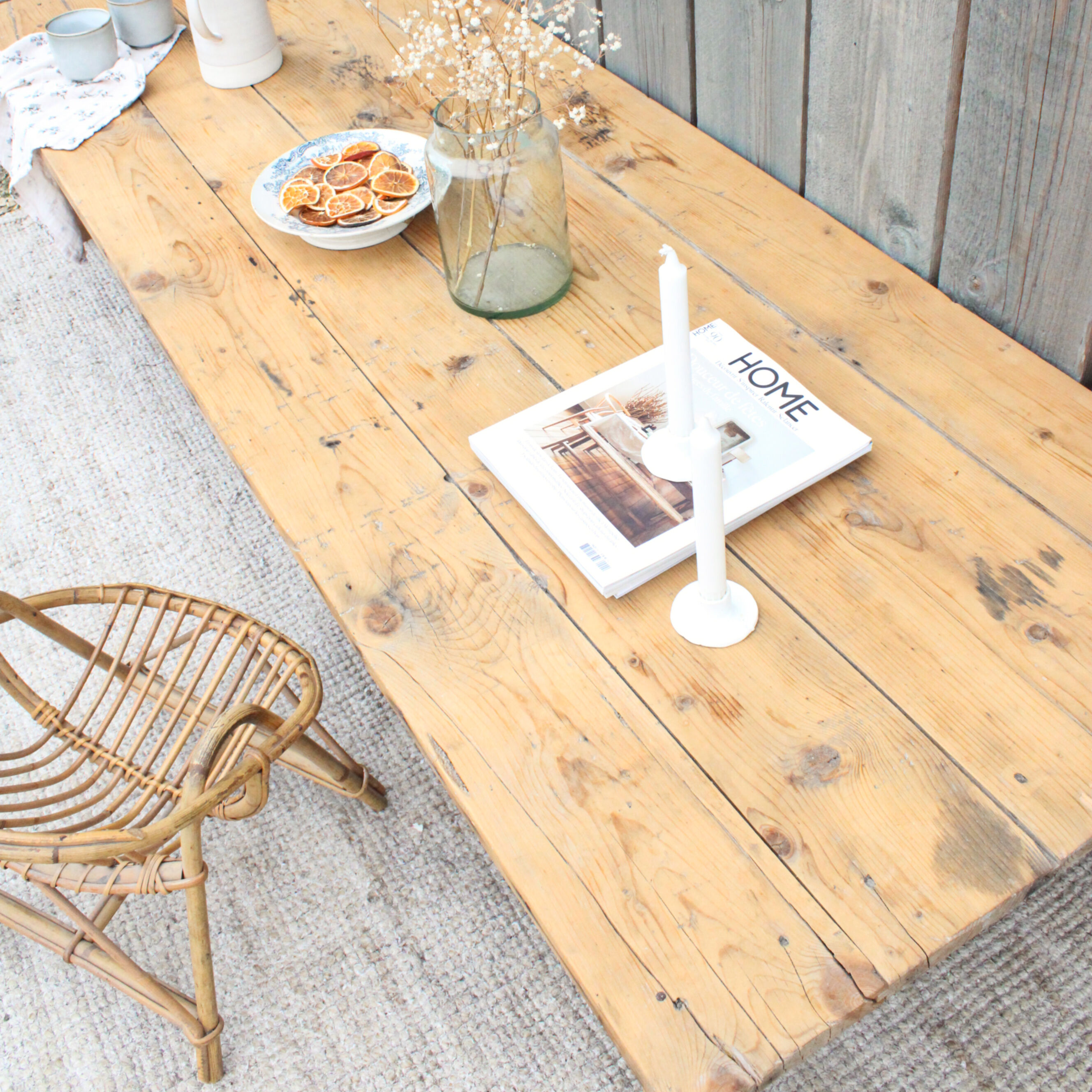 Table basse de ferme