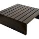 Vintage slatted coffee table design Wenge solid 70s minimalist
