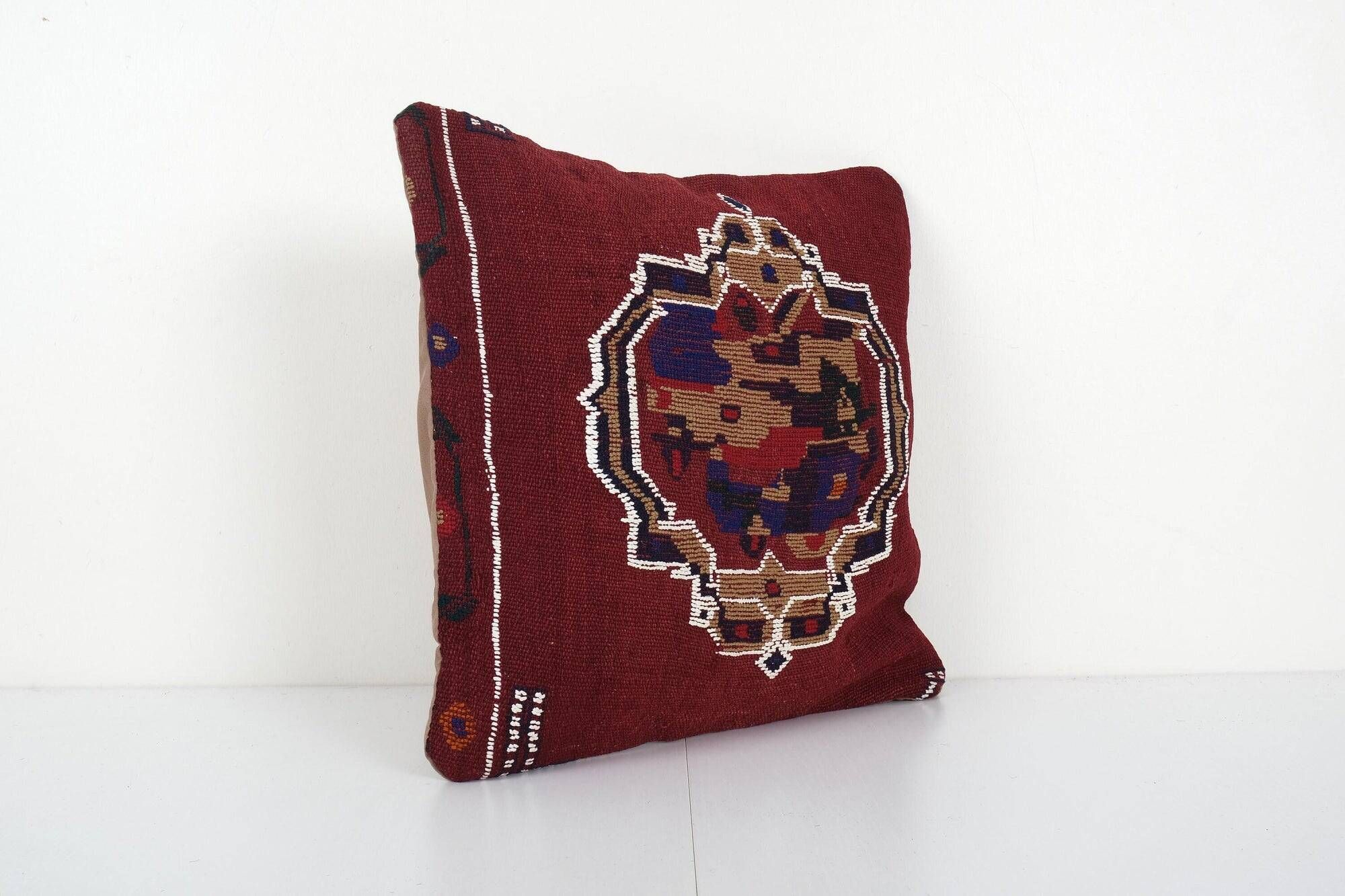Housse de coussin kilim vintage 43x43 cm