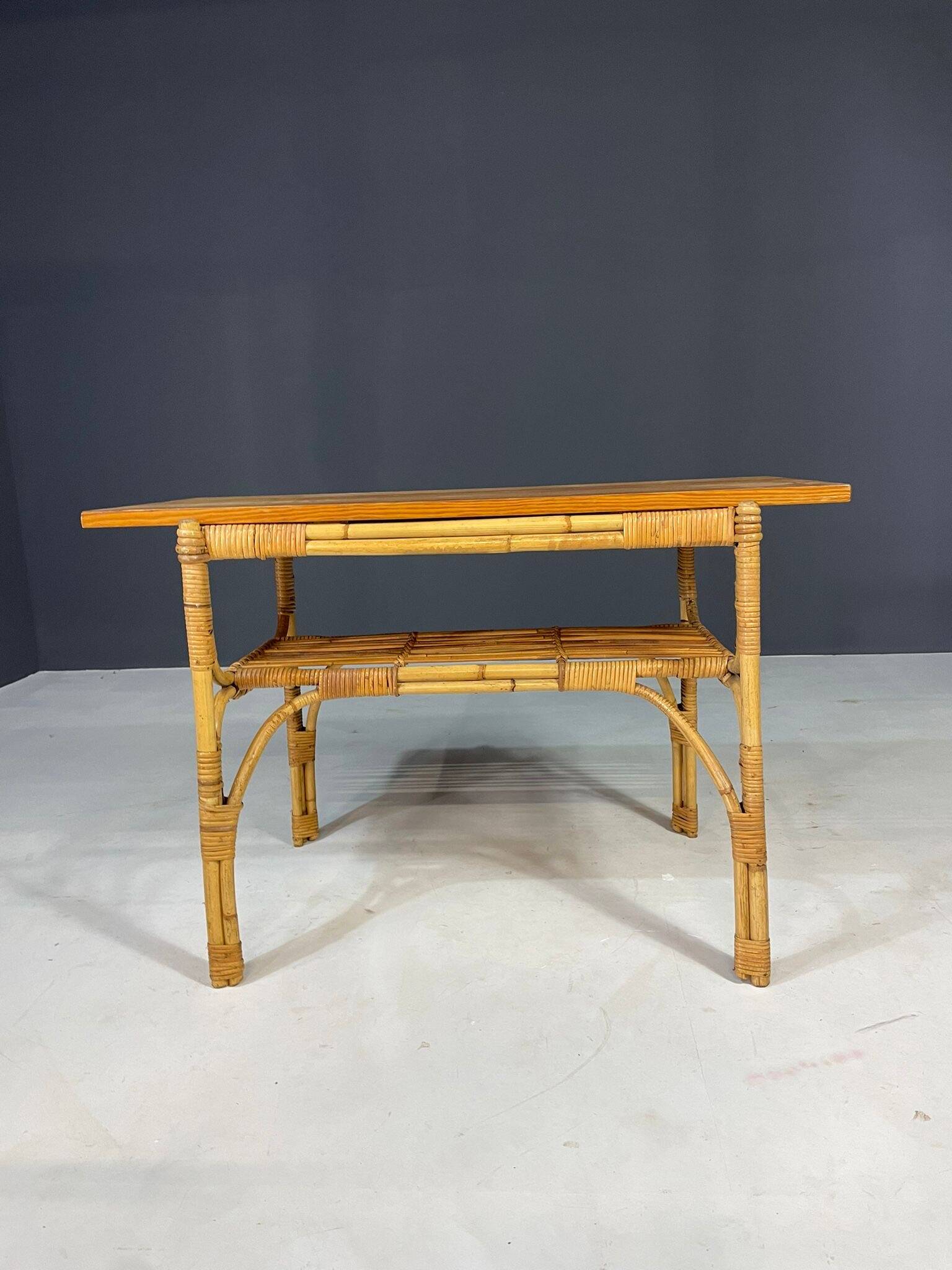 Art Deco rattan seating set, Central Europe, 1930s–1940s