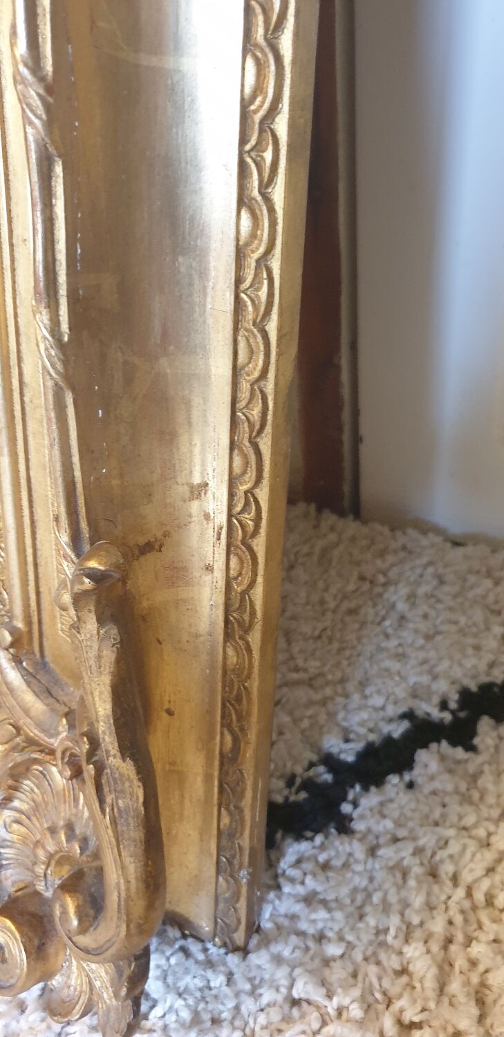 Golden mirror 116 x 97