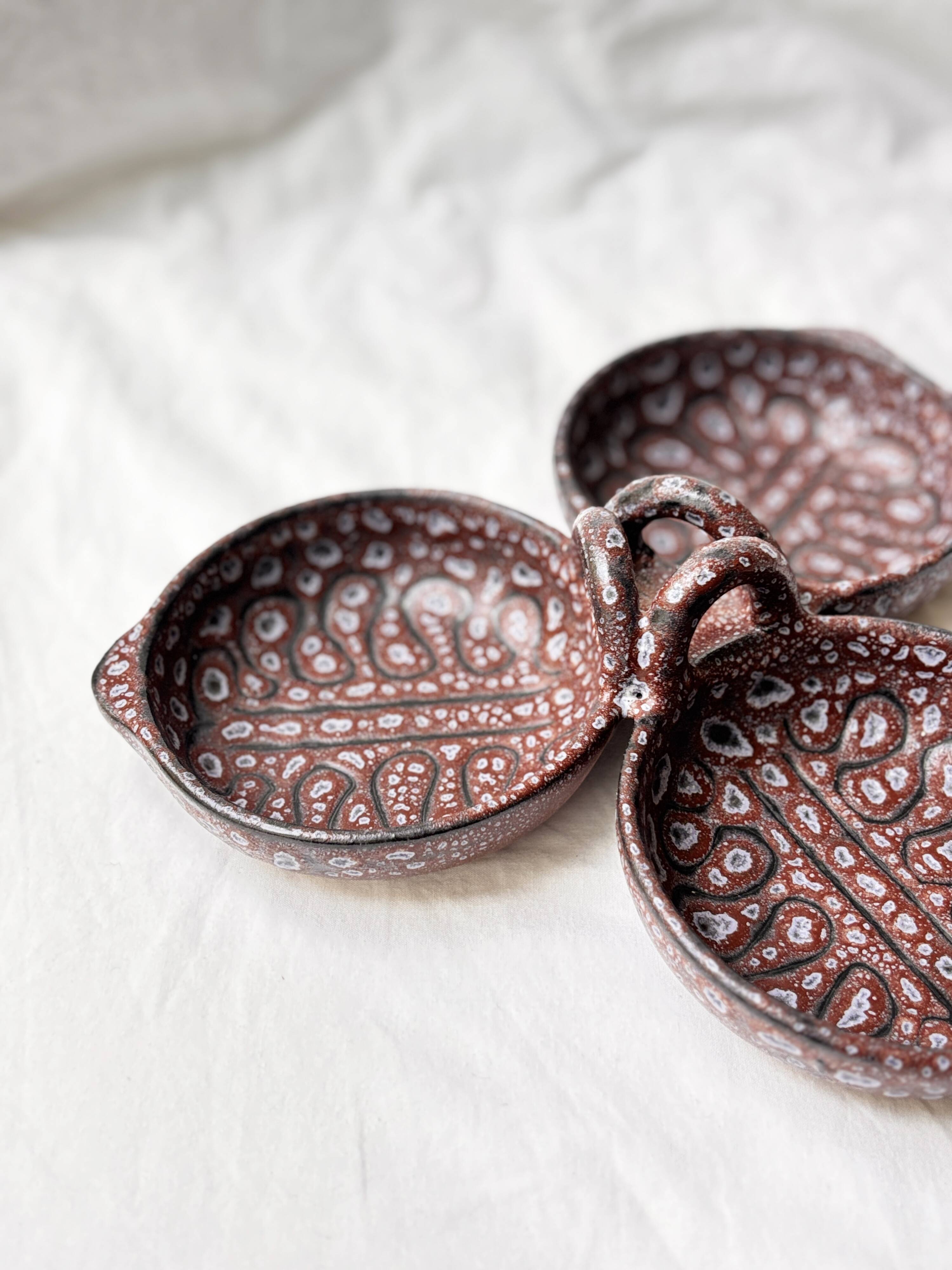 Compartmented dish / appetizer Vallauris Jean Austruy