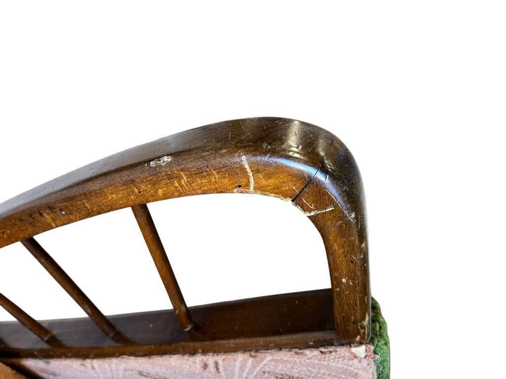 Vintage green beige sofa / sofa bed / armchair