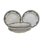 Vintage plates from Trébeurden, France