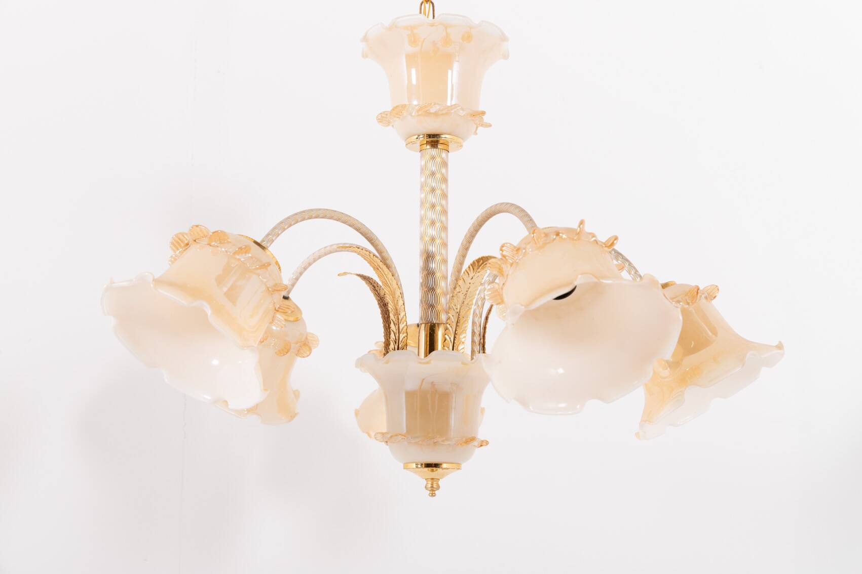 Murano glass ‘Flower’ chandelier, 1960’s Italy