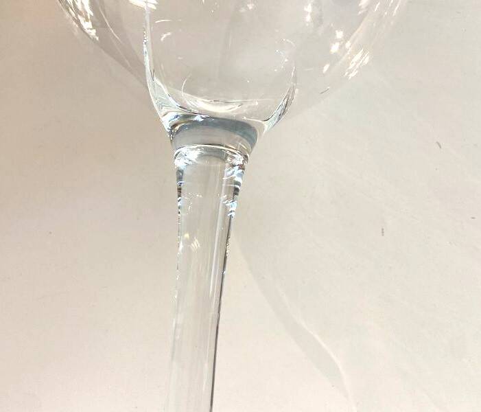 Large Tealight Candle Holder Vase on Stand Blown Crystal Glass Decorative Art