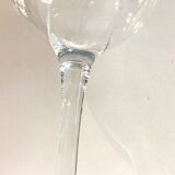 Large Tealight Candle Holder Vase on Stand Blown Crystal Glass Decorative Art