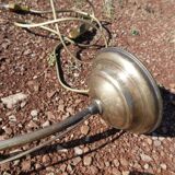 Lampe tulipe col de cygne Art Déco laiton