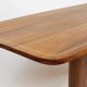 Table basse Oswald Haerdtl x Hagenauer Vienne en laiton et noyer, Autriche, années 1950