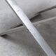 Tabouret pliant en cuir cognac et acier par Michael Christensen, années 1960.