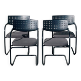 Set of 4 Visavis chairs by Antonio Citterio for Vitra. Vintage 90s.