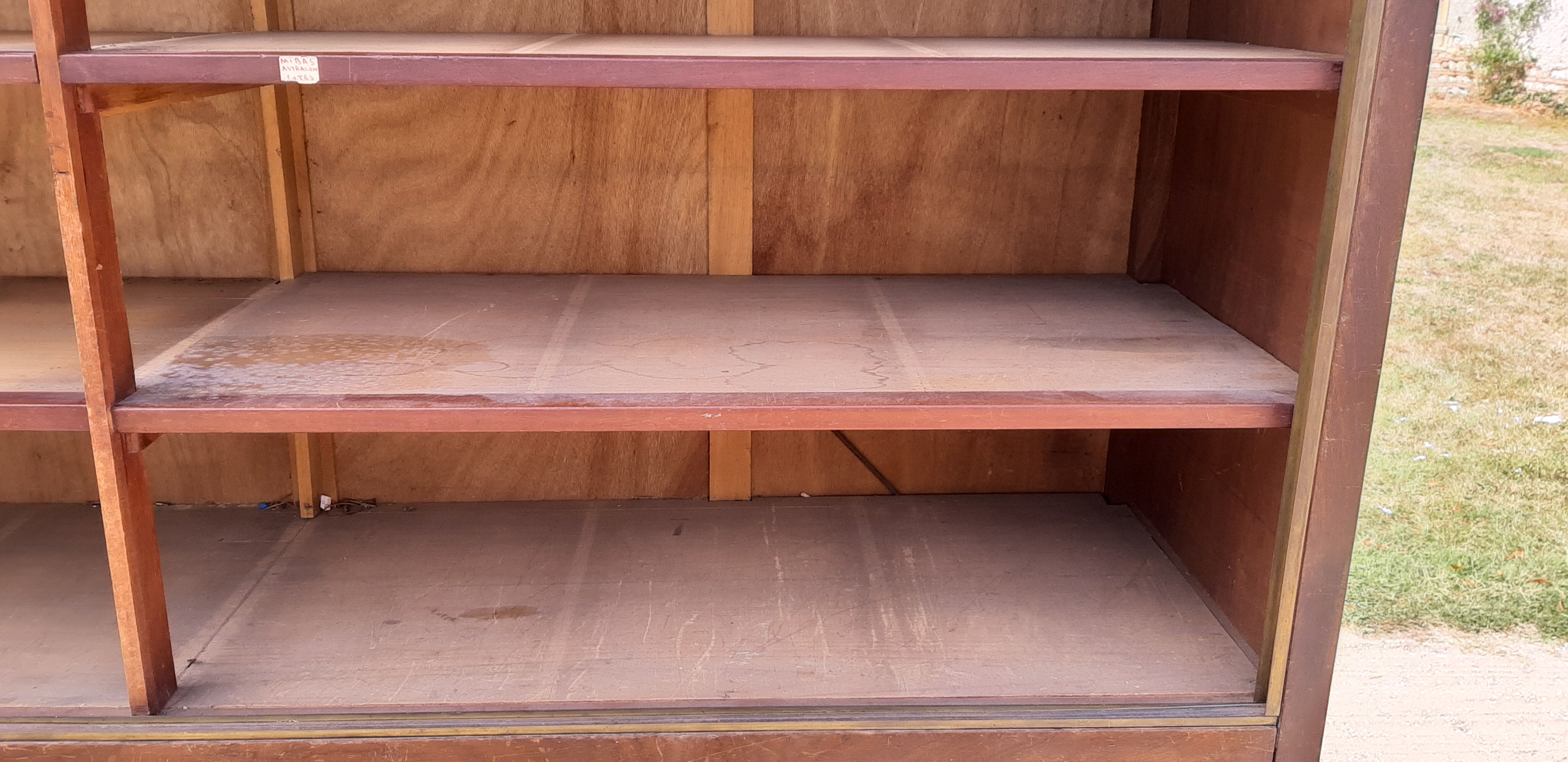 Store furniture from the 30s in mahogany and brass