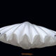 Liane Rougier lamp shell Benetier design 1970 in methacrylate