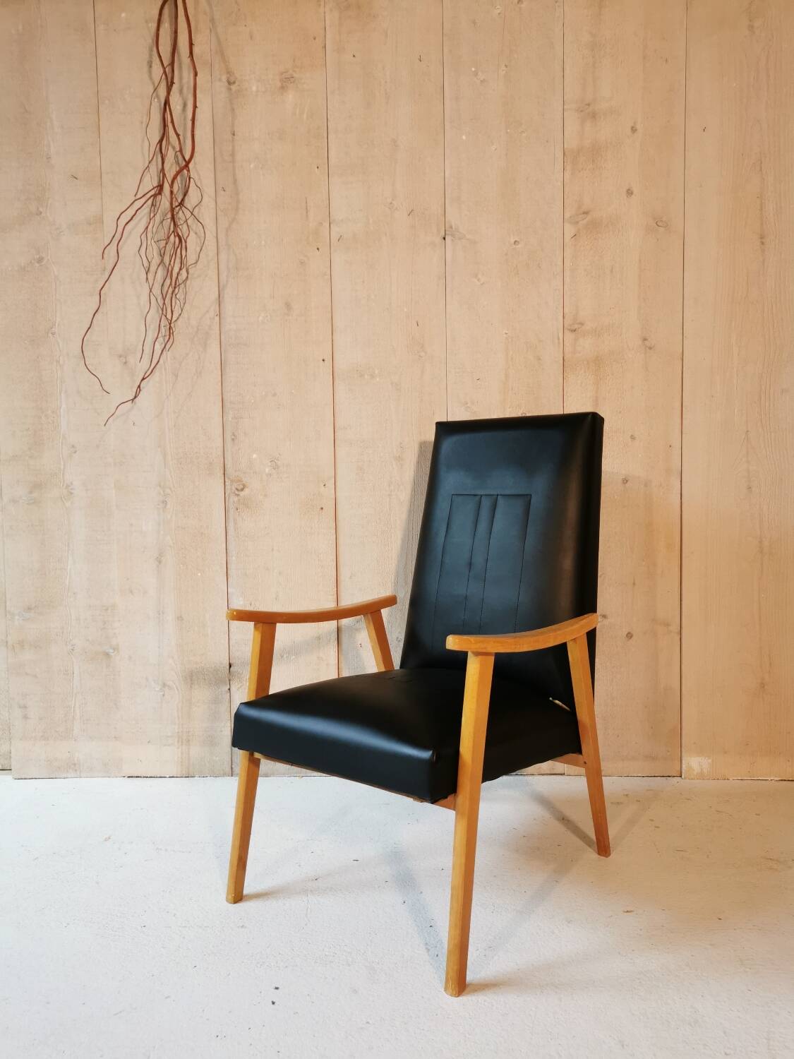 Fauteuil en skaï