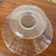 Coupe sur pied Baccarat modèle Michel-Ange – Cristal gravé ancien