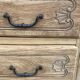 Commode vintage Louis XV rénovée en chêne brut