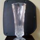Bow crystal vase with foot