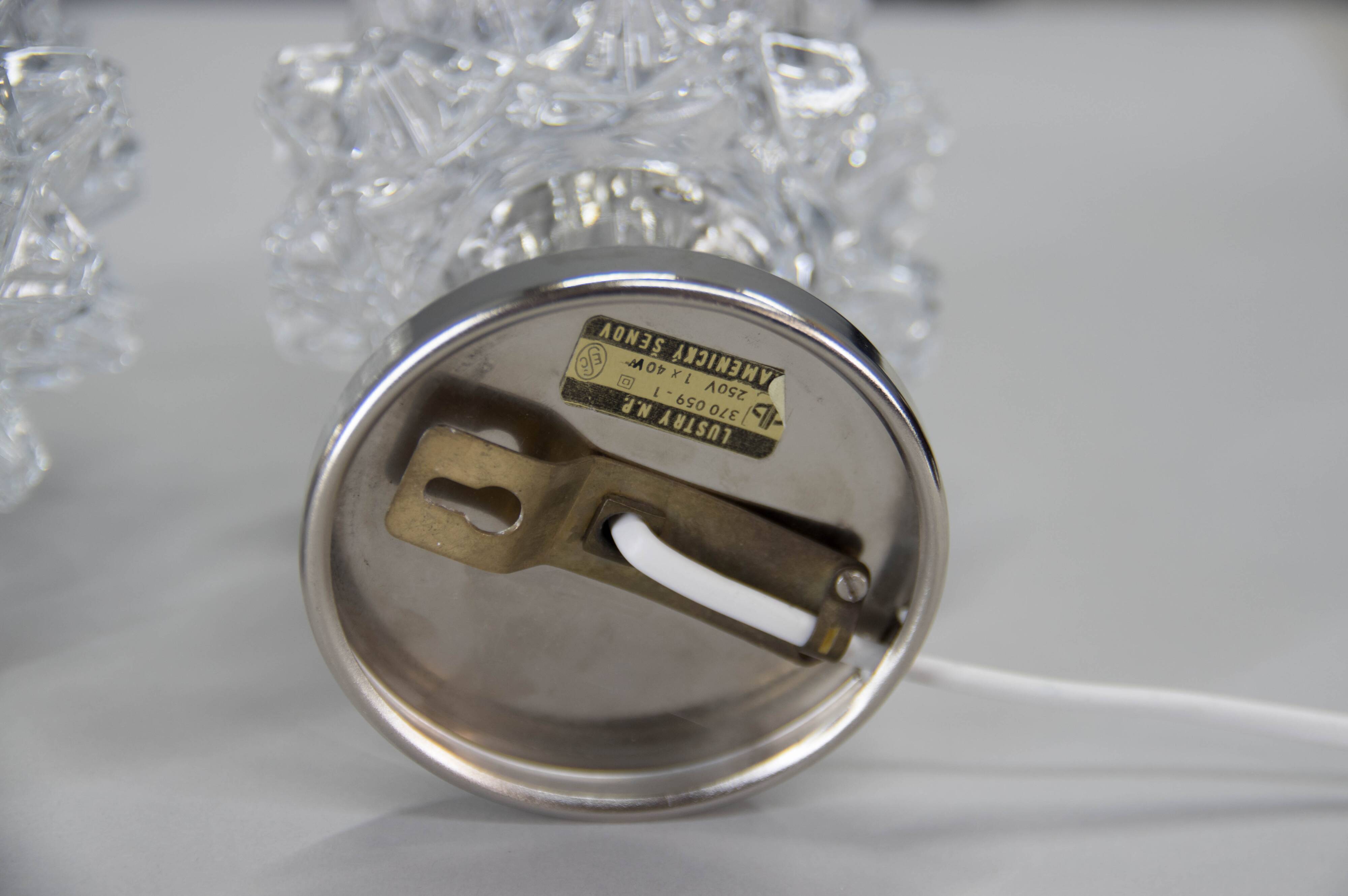 Two Bedside Table or Wall Lamps by Kamenicky Senov, 1970s