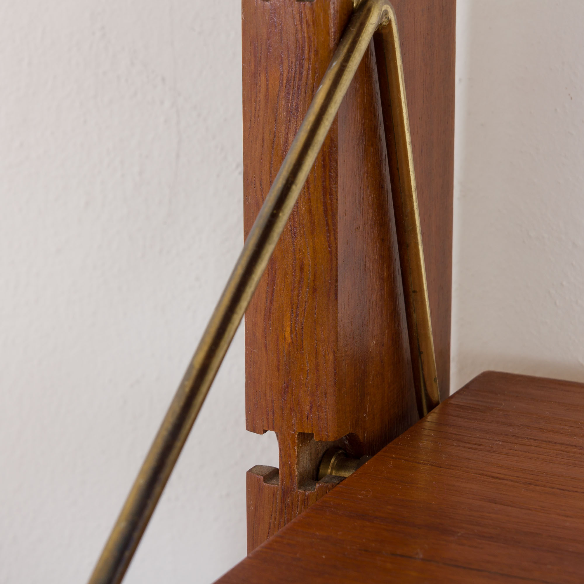 Norwegian free standing wall unit in teak by Torbjorn Afdal, 1960s