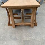 Table de ferme en chêne massif