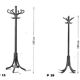 Coat rack parrot bentwood model P30