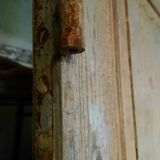 Stripped pine door