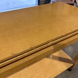 Parchment and brass console