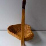 Wooden storage basket (pear shape)