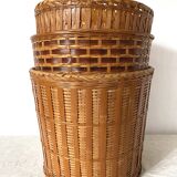 Bamboo pot holders, large size, set of 3